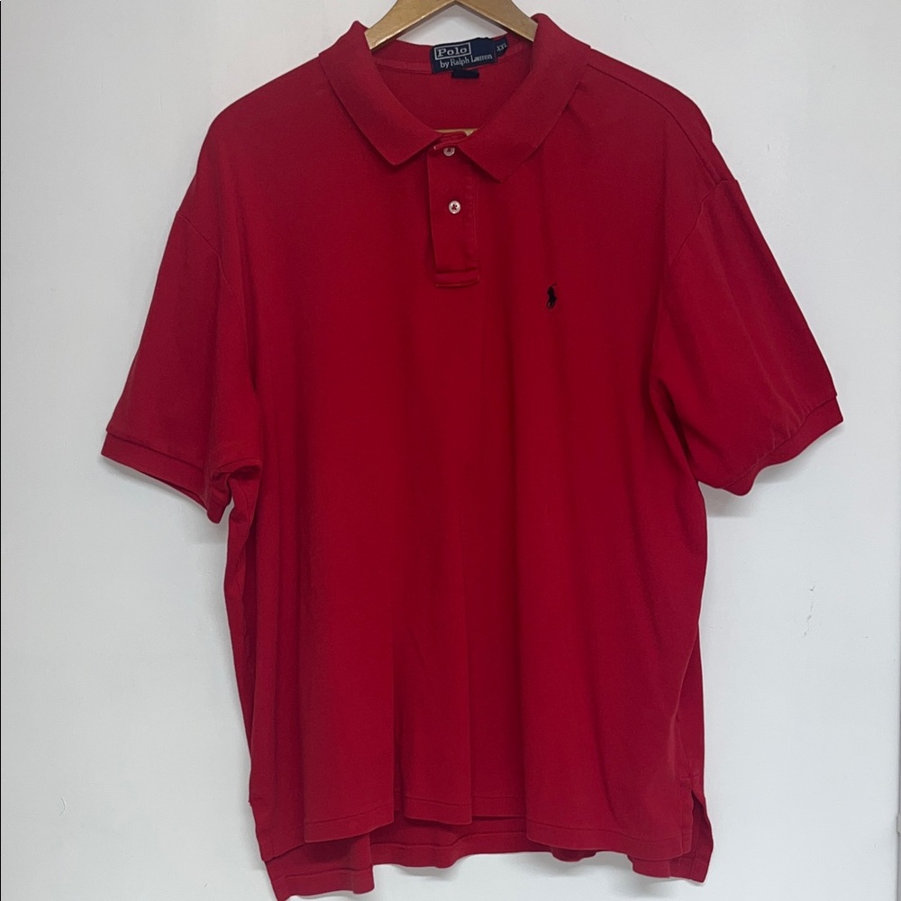 Polo by Ralph Lauren XXL Men's Classic Red Polo Shirt 100% Cotton #preppy